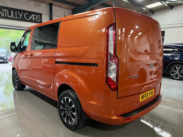 Ford Transit Custom 2019 2.0 320 Ecoblue Limited Crew Van Double Cab 5 Orange #5