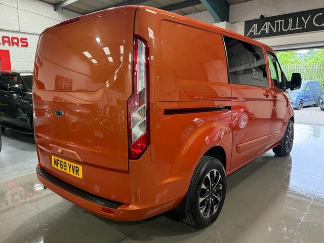 Ford Transit Custom 2019 2.0 320 Ecoblue Limited Crew Van Double Cab 5 Orange #6