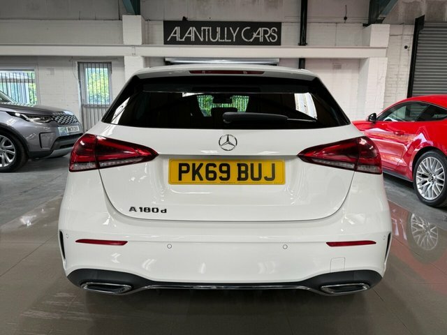 Mercedes-Benz A Class 2019 1.5 A180d Amg Line Executive Hatchback PK69BUJ White #4