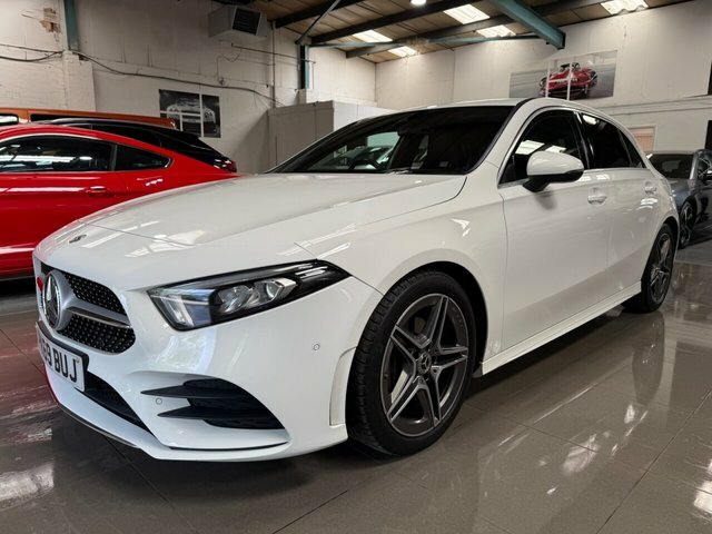 Mercedes-Benz A Class 2019 1.5 A180d Amg Line Executive Hatchback PK69BUJ White #2