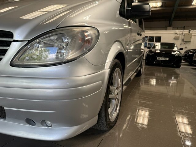 Mercedes-Benz Vito 3.0 120Cdi Dualiner Basic Long Panel Van Lwb Silver #9