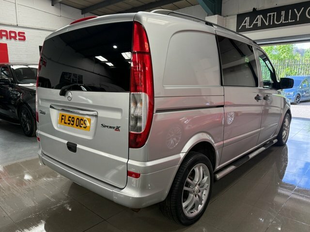 Mercedes-Benz Vito 3.0 120Cdi Dualiner Basic Long Panel Van Lwb Silver #6