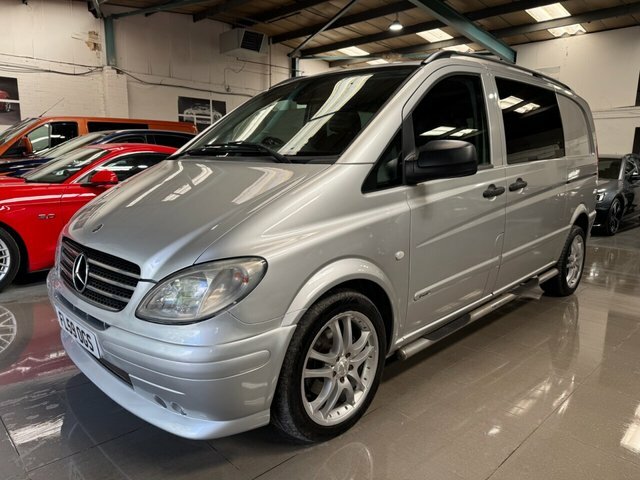 Mercedes-Benz Vito 3.0 120Cdi Dualiner Basic Long Panel Van Lwb Silver #2