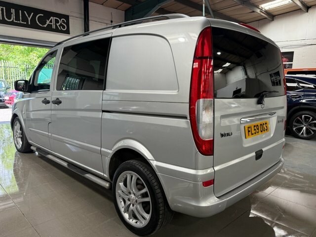 Mercedes-Benz Vito 3.0 120Cdi Dualiner Basic Long Panel Van Lwb Silver #5