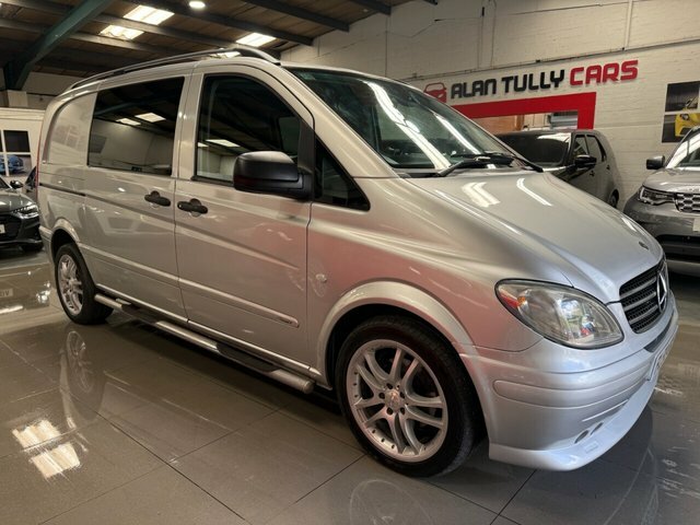 Mercedes-Benz Vito 3.0 120Cdi Dualiner Basic Long Panel Van Lwb Silver #1