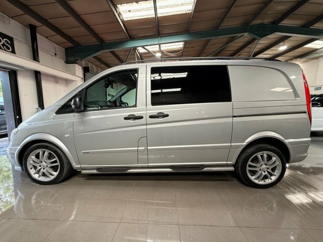 Mercedes-Benz Vito 3.0 120Cdi Dualiner Basic Long Panel Van Lwb Silver #7
