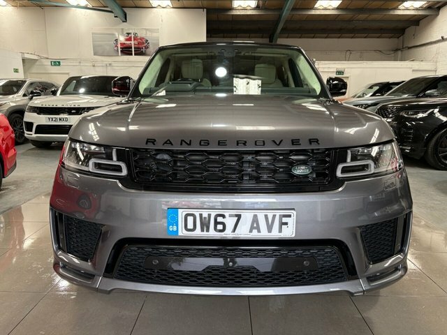 Land Rover Range Rover Sport 2018 3.0 Sd V6 Dynamic Suv Diese OW67AVF Grey #3