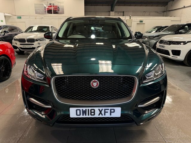 Jaguar F-Pace 2018 2.0 P250i R-sport Suv Awd Eur Green #3
