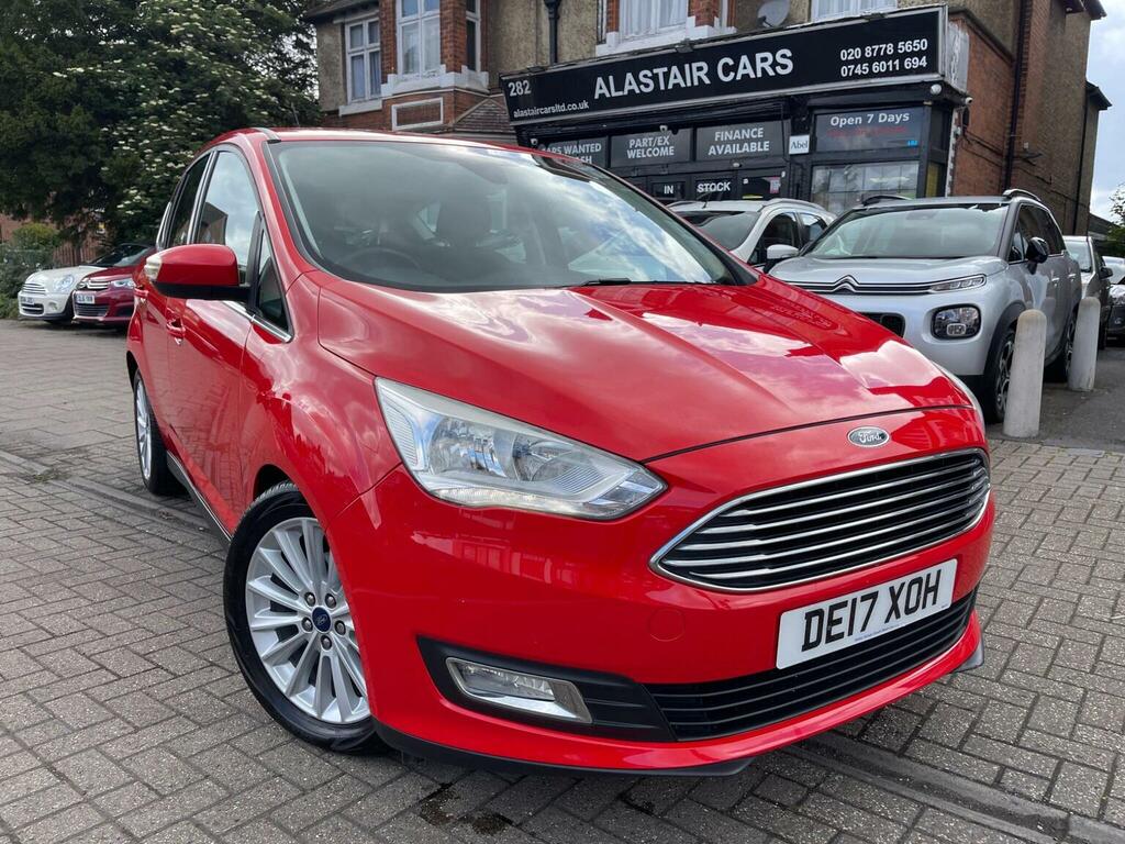 Ford C-Max Mpv 1.0T Ecoboost Titanium Euro 6 Ss Nav Red