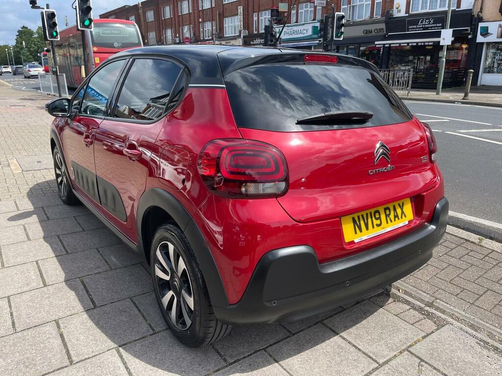 Citroen C3 Hatchback 1.2 Puretech Flair Euro 6 Ss 201 NV19RAX Red #5