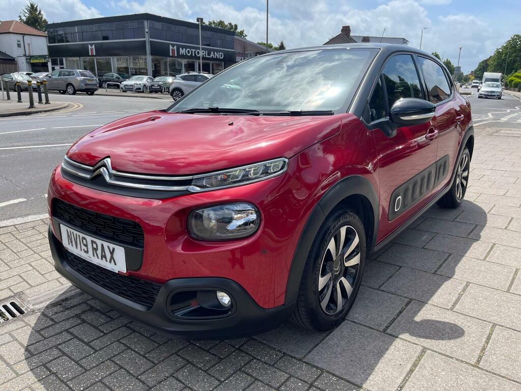 Citroen C3 Hatchback 1.2 Puretech Flair Euro 6 Ss 201 NV19RAX Red #4