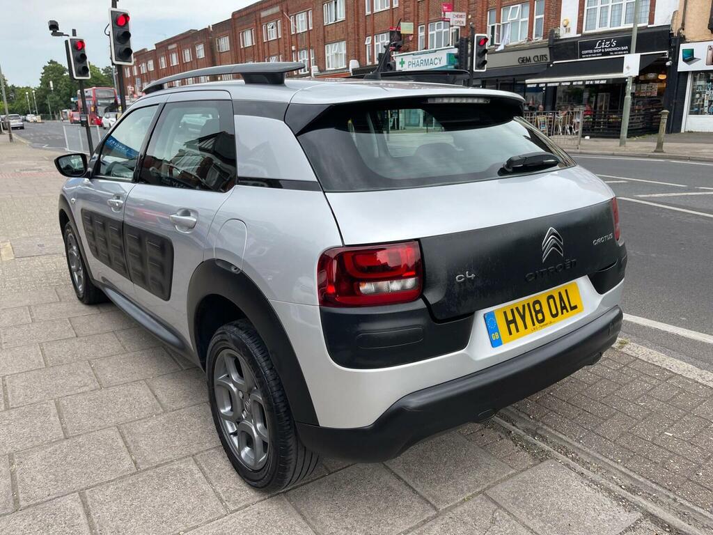 Citroen C4 Cactus Hatchback 1.2 Puretech Feel Euro 6 Euro 6 2 HY18OAL Silver #5