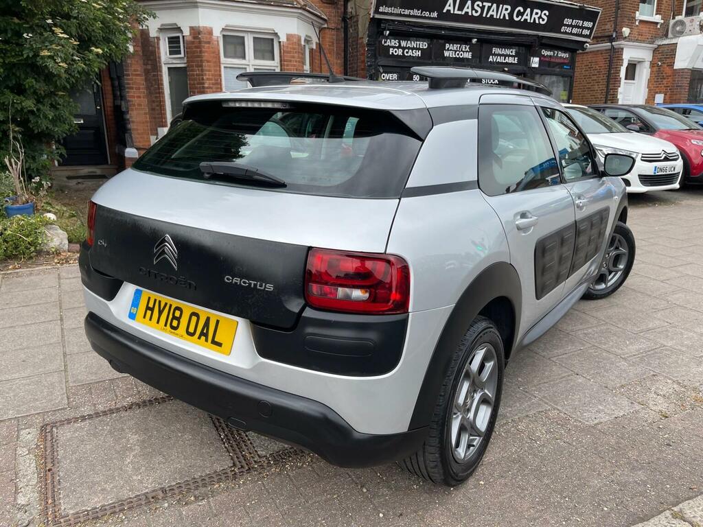 Citroen C4 Cactus Hatchback 1.2 Puretech Feel Euro 6 Euro 6 2 HY18OAL Silver #3