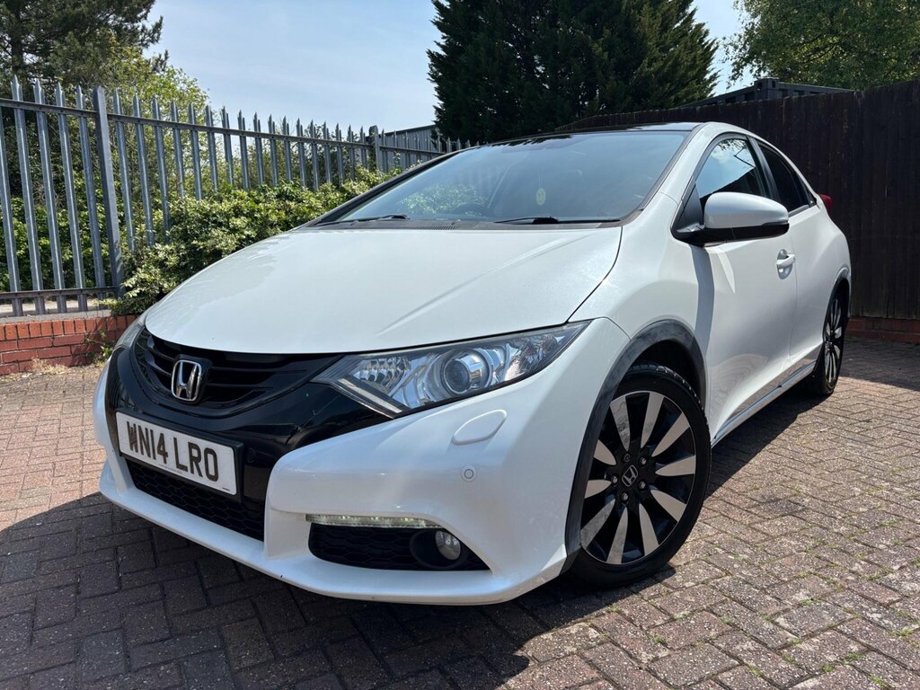 Honda Civic 1.6 I-dtec Ex Plus Euro 5 Ss WN14LRO White #3