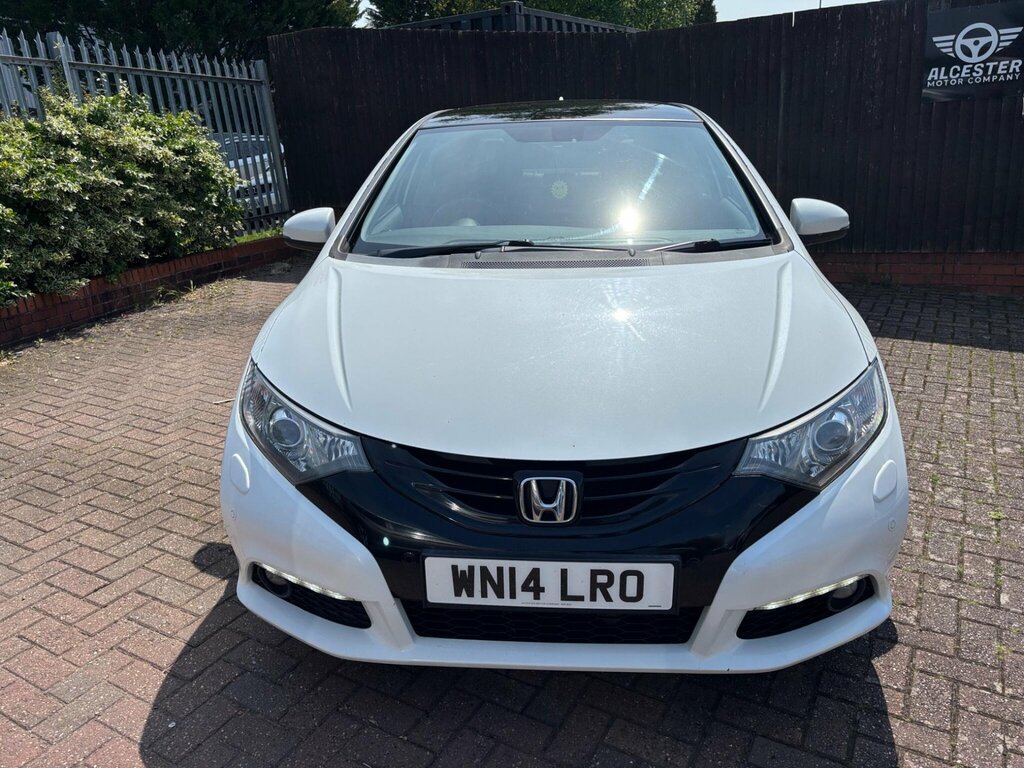 Honda Civic 1.6 I-dtec Ex Plus Euro 5 Ss WN14LRO White #2