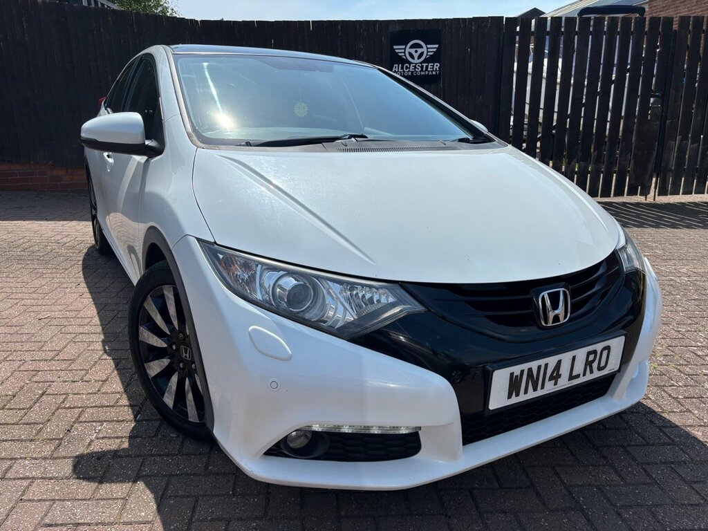 Honda Civic 1.6 I-dtec Ex Plus Euro 5 Ss WN14LRO White #5