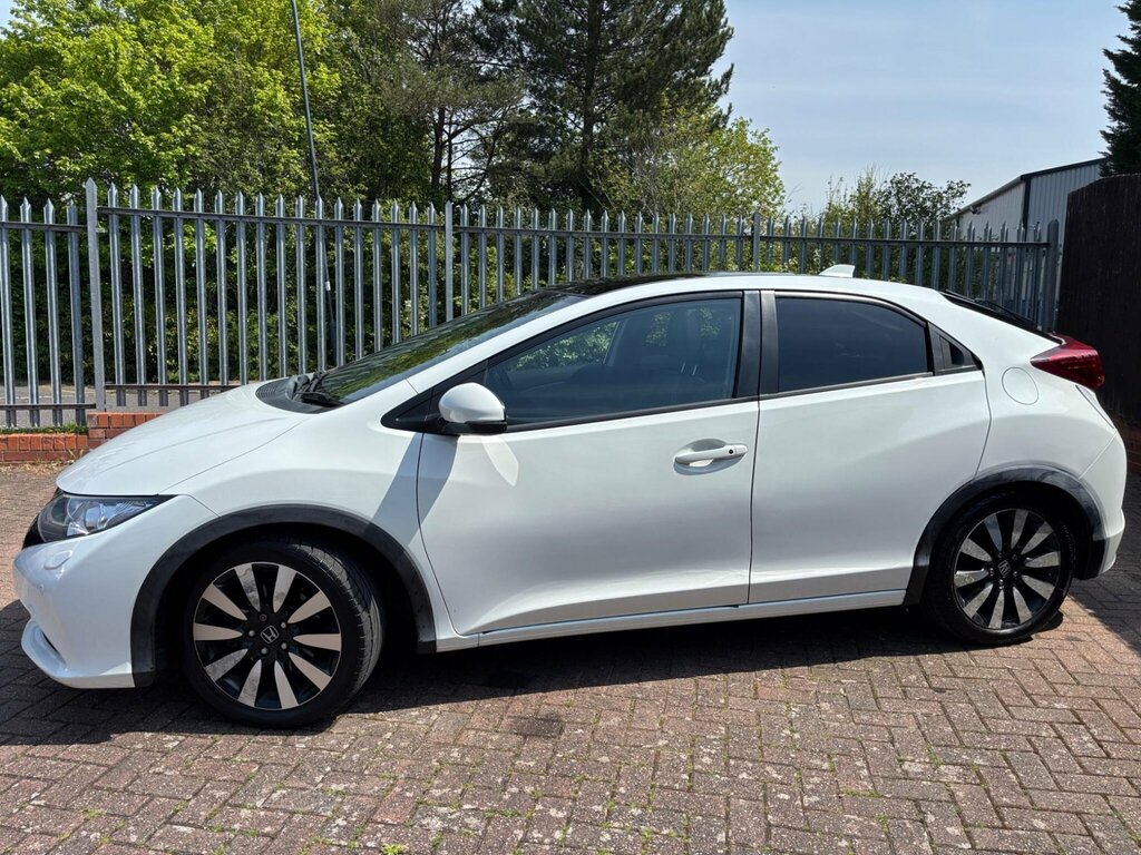 Honda Civic 1.6 I-dtec Ex Plus Euro 5 Ss WN14LRO White #4
