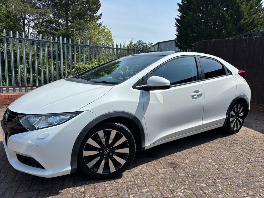 Honda Civic 1.6 I-dtec Ex Plus Euro 5 Ss WN14LRO White #6