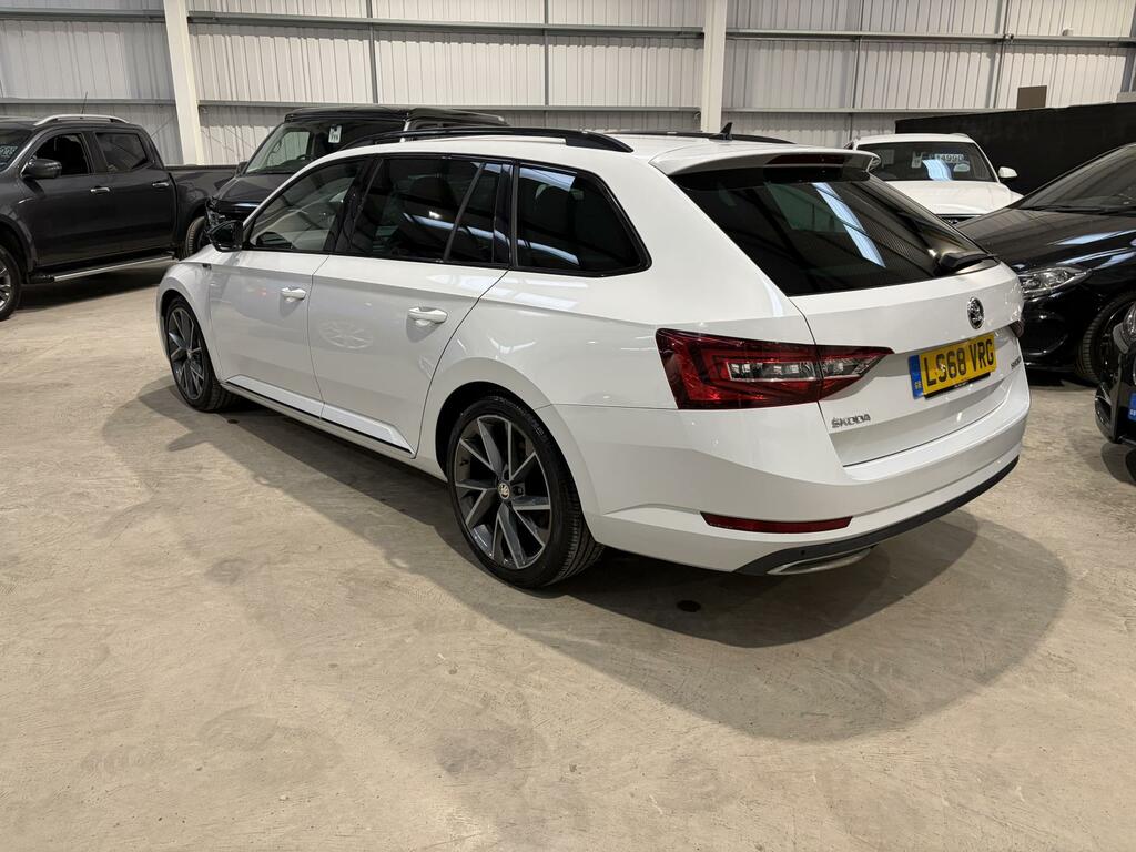 Skoda Superb 1.5 Tsi Act Sportline Estate Dsg Euro 6 White #3