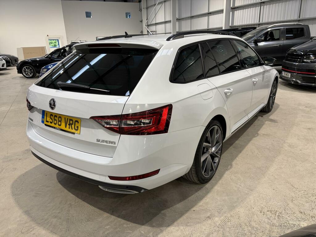 Skoda Superb 1.5 Tsi Act Sportline Estate Dsg Euro 6 White #5