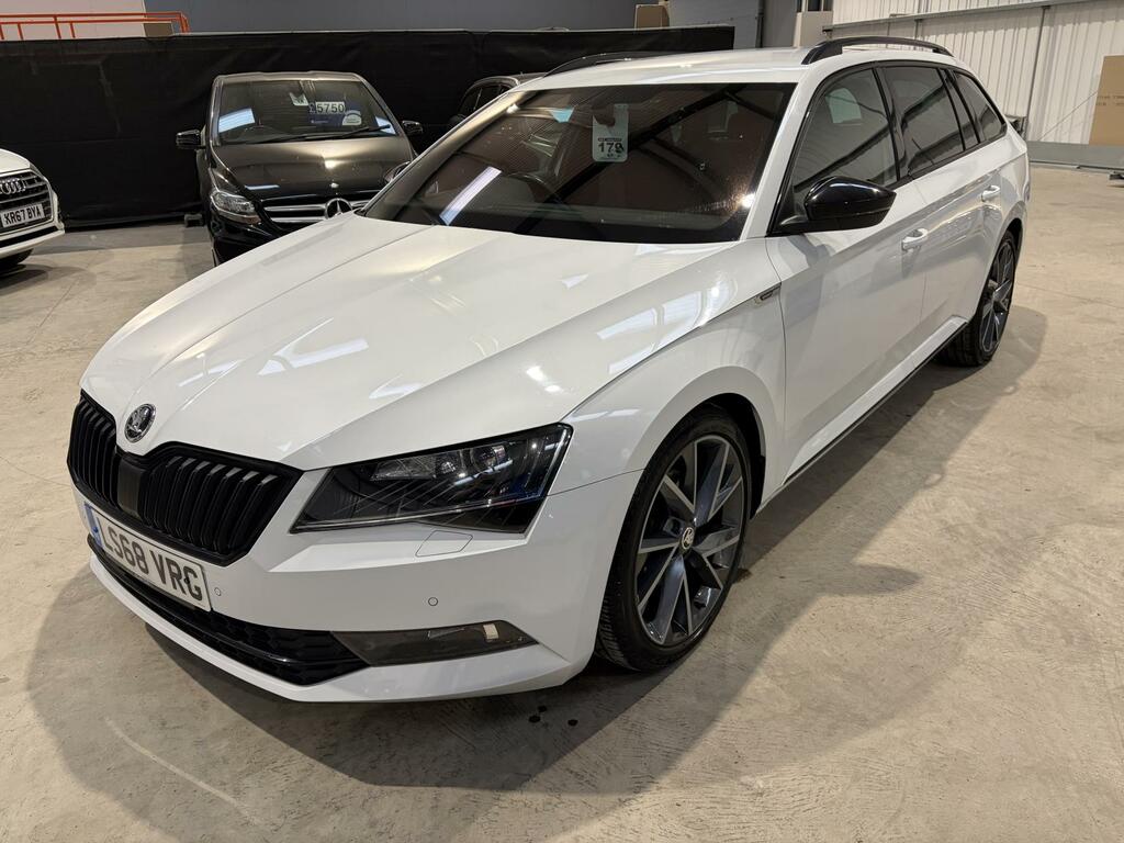 Skoda Superb 1.5 Tsi Act Sportline Estate Dsg Euro 6 White #2