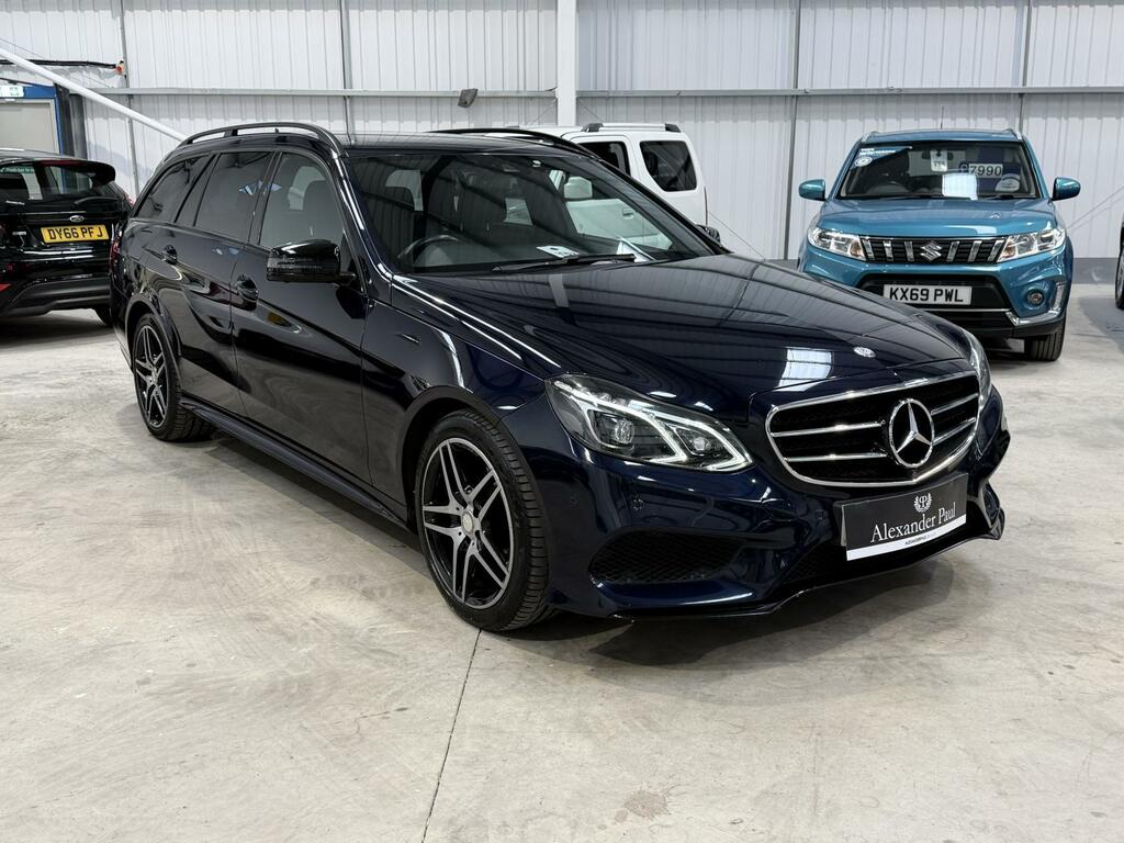 Mercedes-Benz E Class 2.1 E220 Bluetec Amg Night Edition Estate Dies Blue