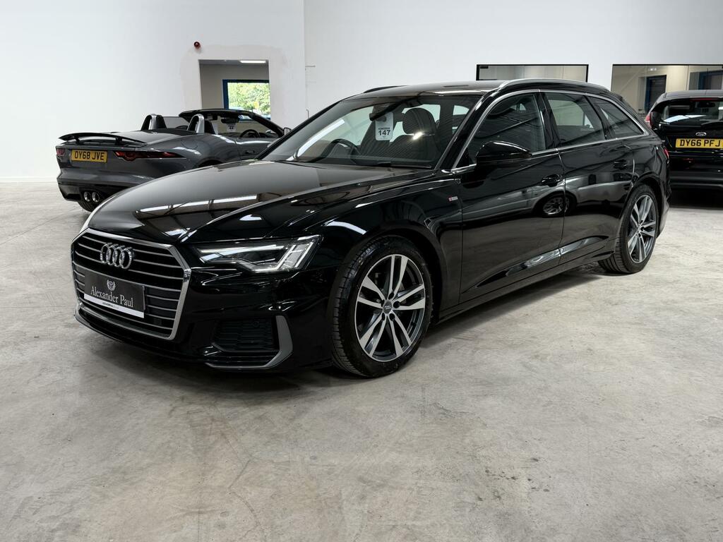 Audi A6 Avant 2.0 Tdi 40 S Line Estate S Tronic Euro DY66PFJ Black #3