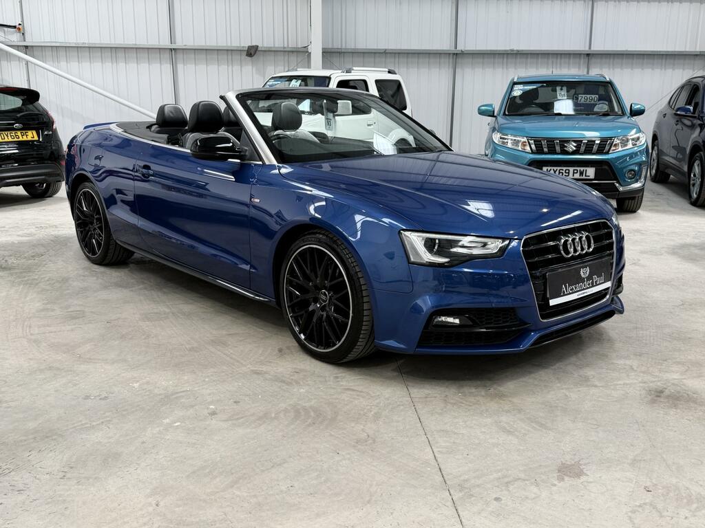 Audi A5 2.0 Tdi S Line Special Edition Plus Convertible Blue #2