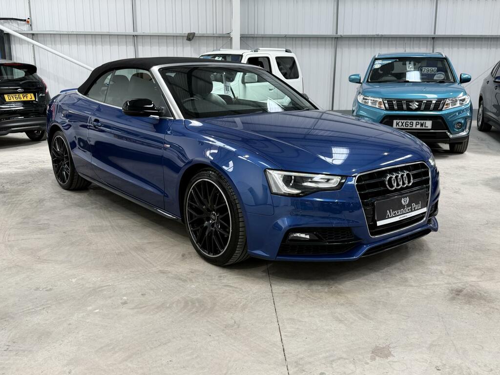 Audi A5 2.0 Tdi S Line Special Edition Plus Convertible Blue