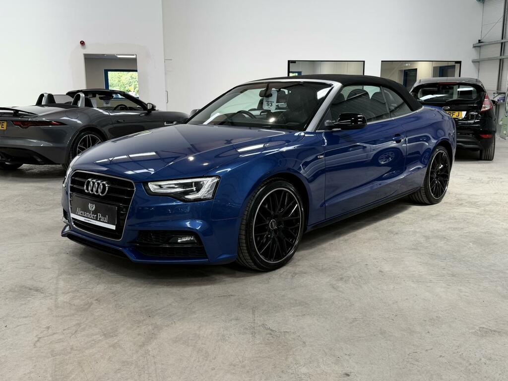 Audi A5 2.0 Tdi S Line Special Edition Plus Convertible Blue #4