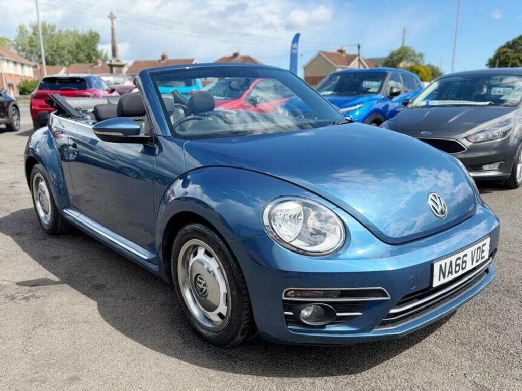 Volkswagen Beetle 1.2 Tsi Bluemotion Tech Design Cabriolet Euro 6 S Blue