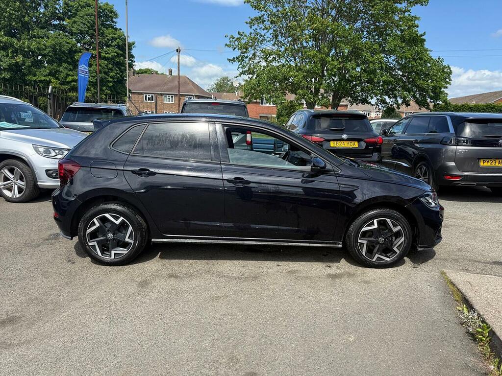 Volkswagen Polo 1.0 Tsi R-line Hatchback Euro 6 SD25LCW Black #2
