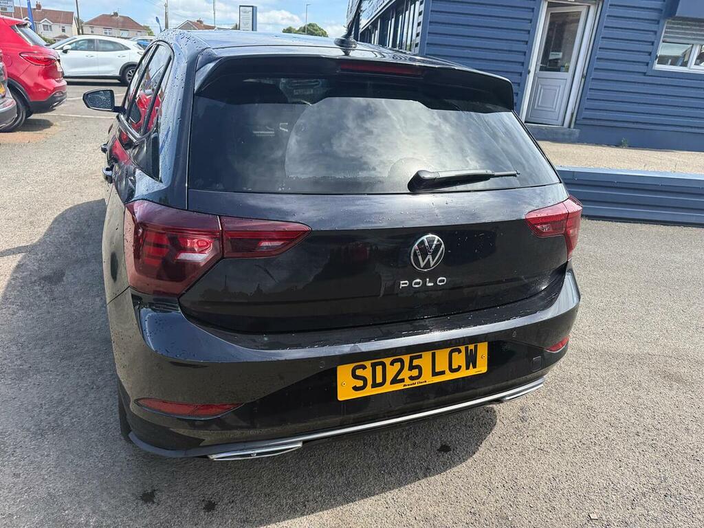 Volkswagen Polo 1.0 Tsi R-line Hatchback Euro 6 SD25LCW Black #4