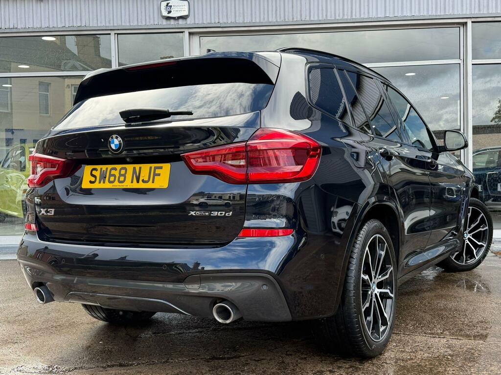 BMW X3 3.0 30D M Sport Suv Xdrive Euro 6 SW68NJF Black #3