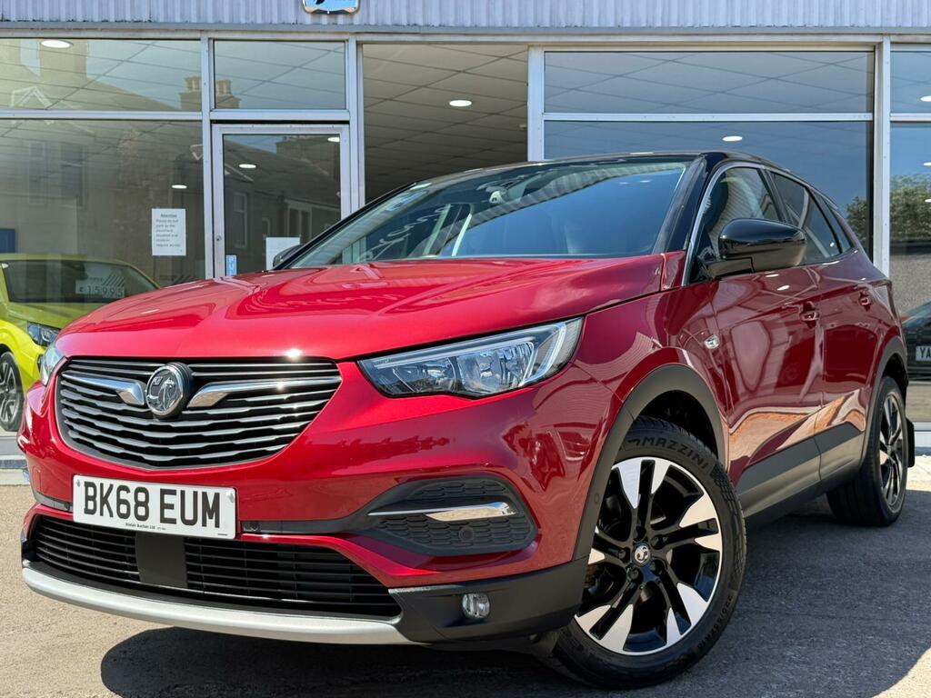Vauxhall Grandland X 1.2 Turbo Sport Nav Euro 6 Ss Red