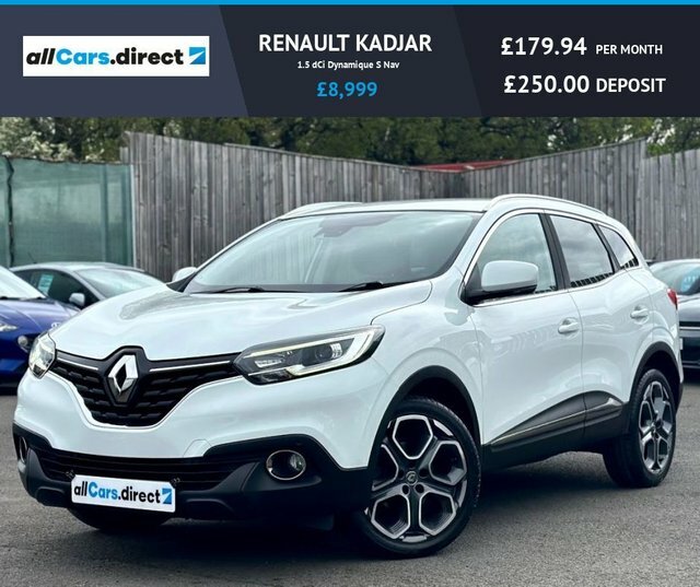 Renault Kadjar 1.5 Dci Dynamique S Nav White
