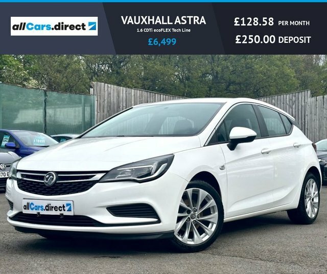 Vauxhall Astra 1.6 Cdti Ecoflex Tech Line White