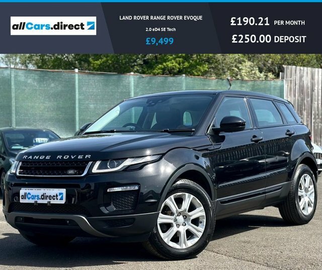 Land Rover Range Rover Evoque 2.0 Ed4 Se Tech Black