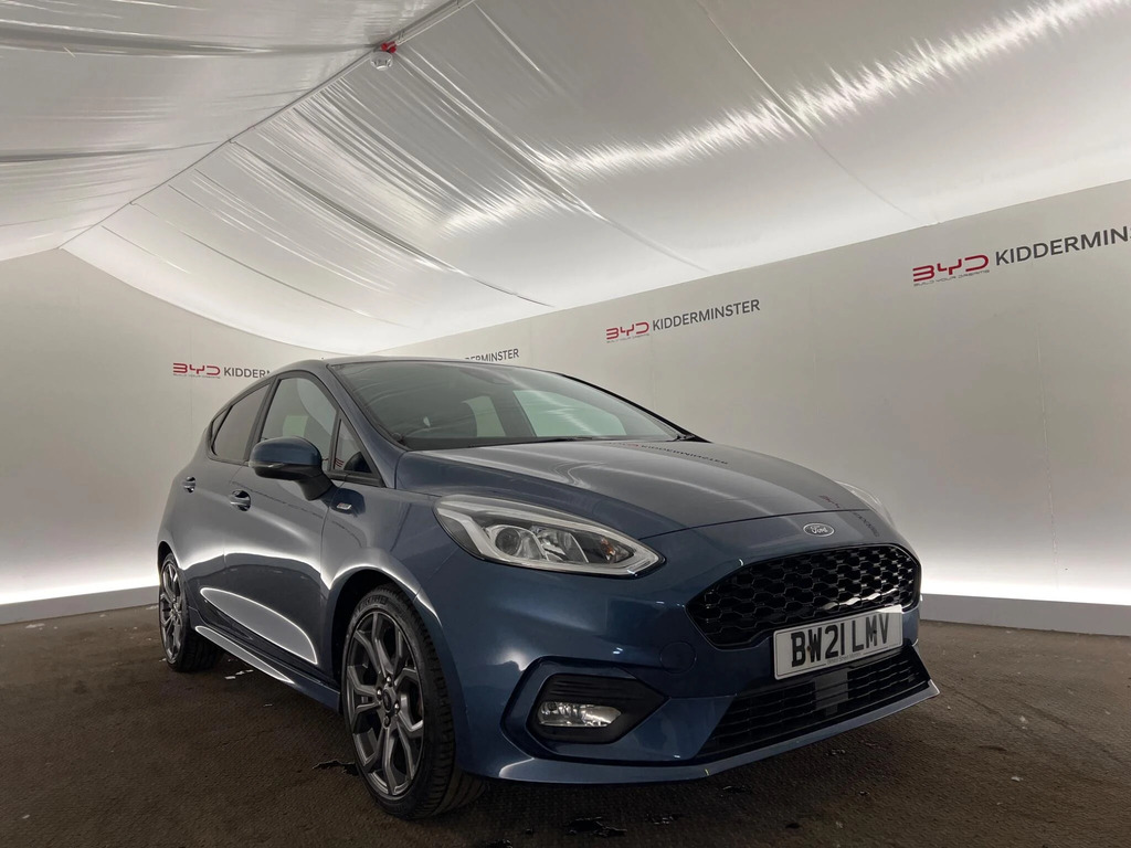 Ford Fiesta 1.0T Ecoboost St-line Edition Euro 6 Ss BW21LMV Blue #5
