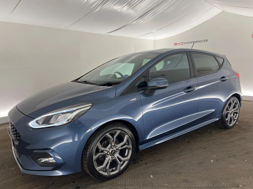 Ford Fiesta 1.0T Ecoboost St-line Edition Euro 6 Ss BW21LMV Blue #3