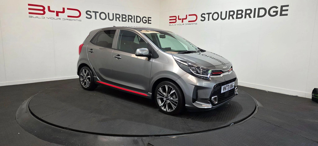 Kia Picanto 1.0 Dpi Gt-line Euro 6 Ss VN73UBG Grey #3