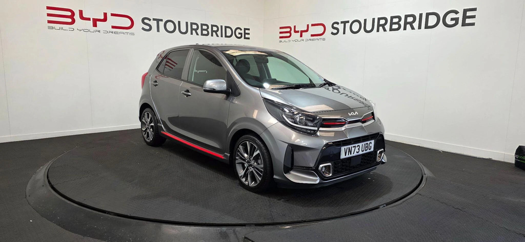 Kia Picanto 1.0 Dpi Gt-line Euro 6 Ss VN73UBG Grey #4