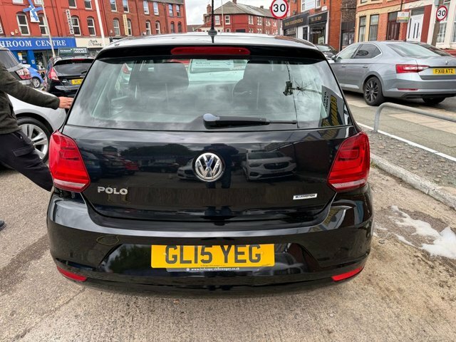 Volkswagen Polo 1.0 Bluemotion Tech S Hatchback GL15YEG Black #5
