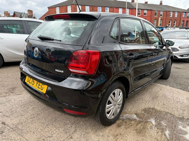 Volkswagen Polo 1.0 Bluemotion Tech S Hatchback GL15YEG Black #4