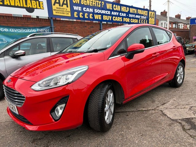 Ford Fiesta 1.0T Ecoboost Gpf Zetec Hatchback FL68GZV Red #3
