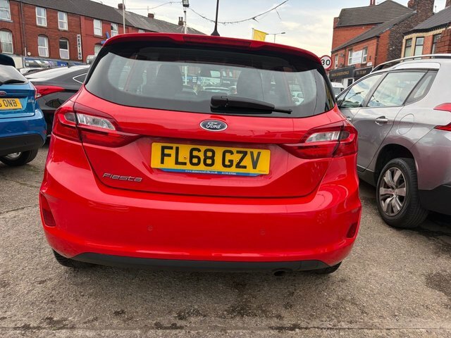 Ford Fiesta 1.0T Ecoboost Gpf Zetec Hatchback FL68GZV Red #6