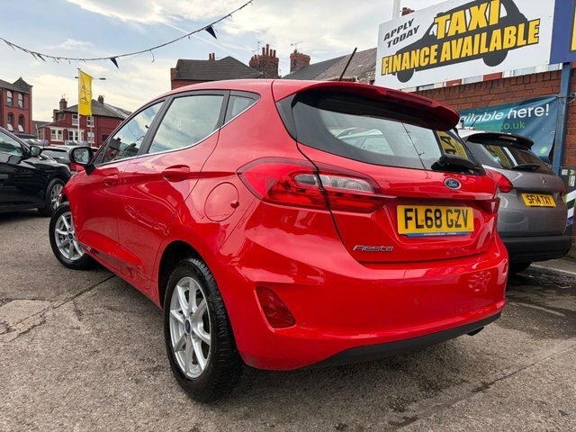 Ford Fiesta 1.0T Ecoboost Gpf Zetec Hatchback FL68GZV Red #5