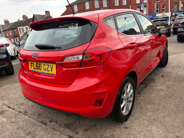 Ford Fiesta 1.0T Ecoboost Gpf Zetec Hatchback FL68GZV Red #4