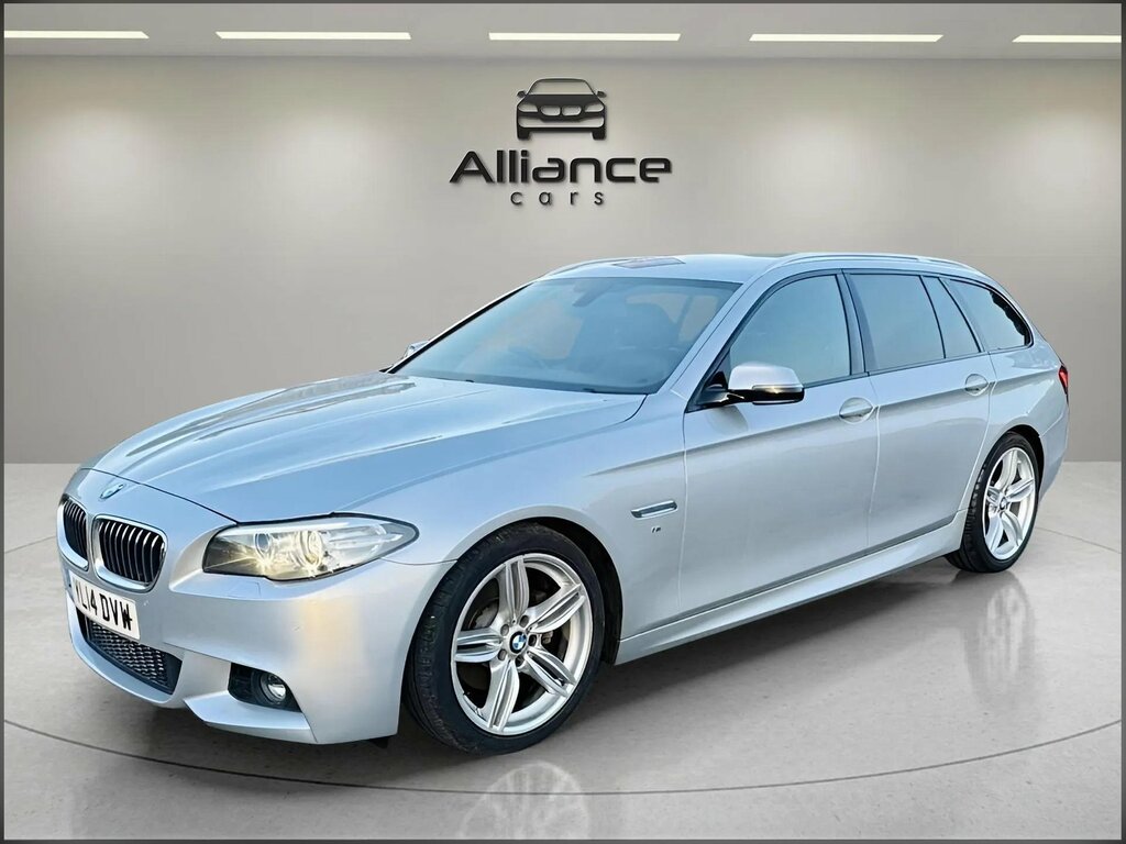 BMW 5 Series 2.0 520D M Sport Touring Euro 6 Ss Silver