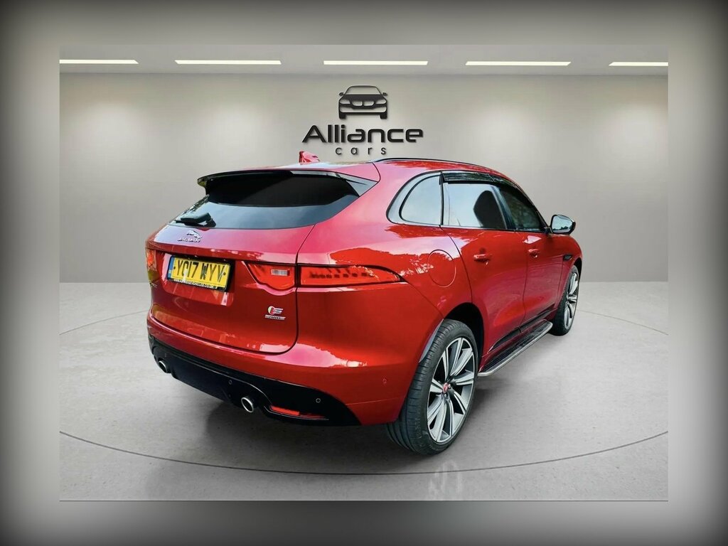 Jaguar F-Pace 3.0 D300 V6 S Awd Euro 6 Ss YO17WYV Red #3